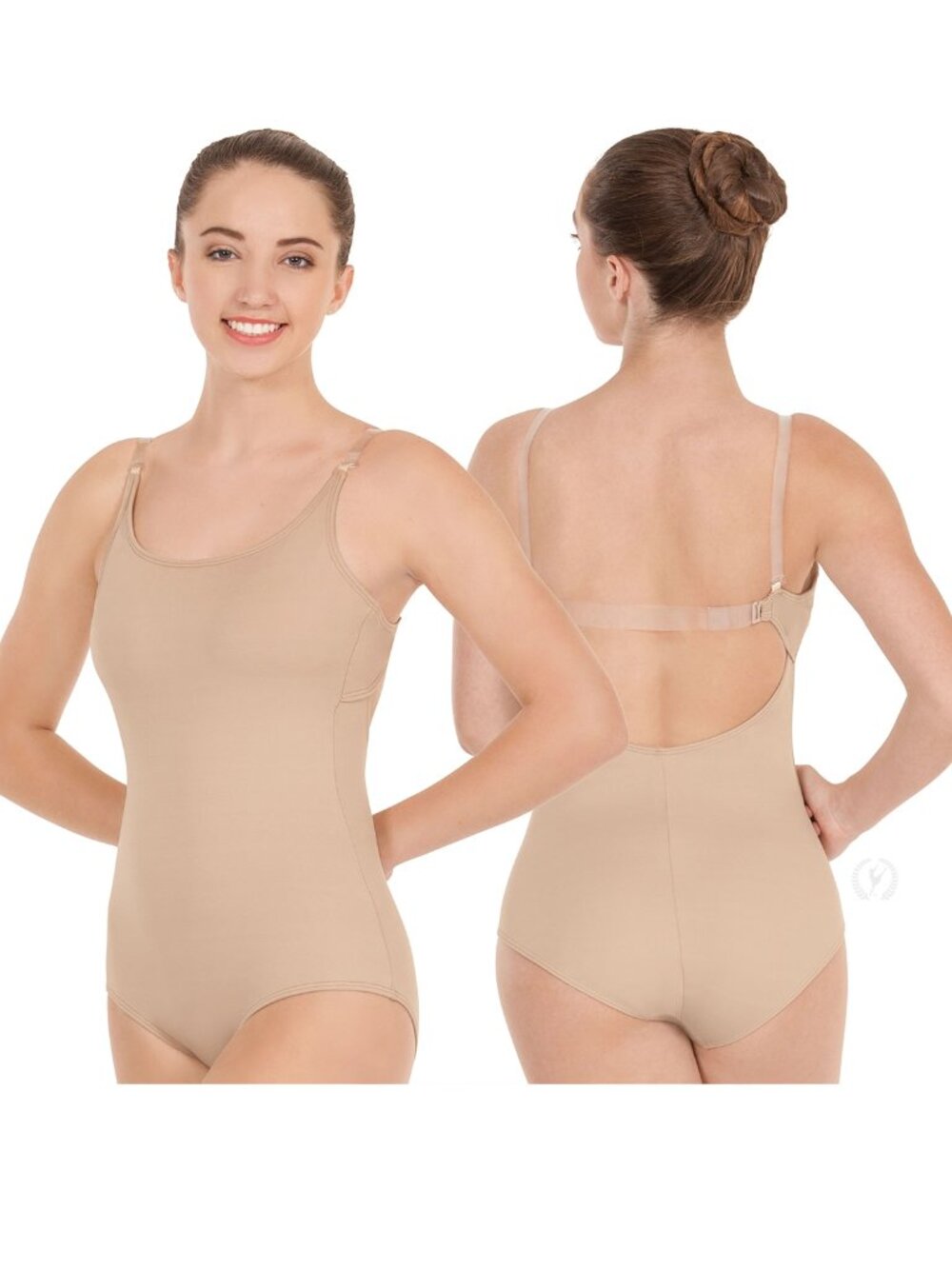 Eurotard 44821 Adult Padded Bra Camisole Liner Leotard – Beige Size M NWT